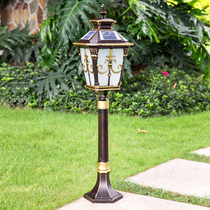 Solar lawn lamp European Villa LED straw lamp waterproof landscape lamp outdoor garden lamp outdoor garden