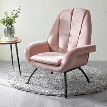 Single small sofa net red swan chair Tiger chair Nordic light luxury bedroom makeup chair Modern simple leisure chair