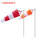 Weather Vane Meteorological Wind Sock Fluorescent Waterproof Wind Sock ສໍາລັບຄວາມປອດໄພການກວດການ້ໍາມັນແລະອາຍແກັສເຄມີວິສາຫະກິດ Wind Bag Dryer ຫລັງຄາເຮືອນ