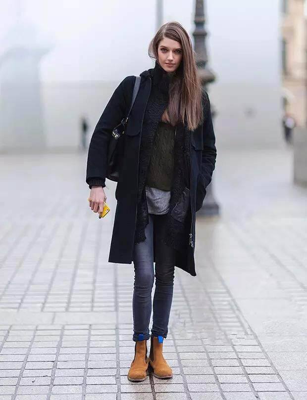 切尔西靴与裤子的搭配,如果你想要更加时髦过人的话,就一定要get下面