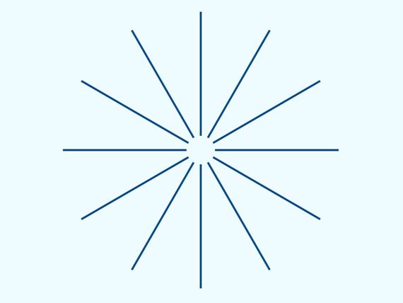 今天我再带大家学习一种构图方式——放射式构图法.