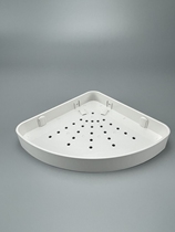 Bathroom toilet bath thickened triangular shelf storage rack wall-mounted three-basket plastic corner shelf shelf