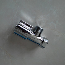 Factory direct sales of new products Keyi Sanitary Ware copper electroplating triangular valve thickened hot and cold water stop valve switch