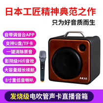AKAI Yajia AT3-08 electric wind instrument sound singing violin erhu sax sound card live Speaker