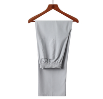 Chinese casual long pants mens kung fu tai chi morning exercise performance sports Chinese style cotton old coarse cloth loose straight tube