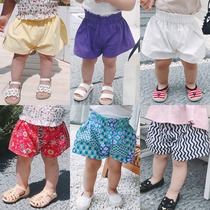LUSON mom and baby shorts pure cotton summer new pants baby all-match thin loose casual five-point pants