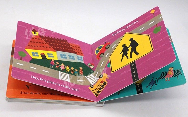 英文原版绘本 正版 red light, green light 红灯 绿灯 交通规则 纸板