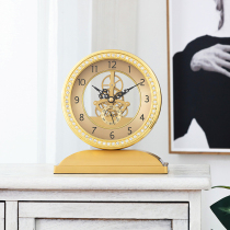 european vintage light luxury bell living room sitting clock vintage watch ornaments desktop creative desktop clock pendulum clock home