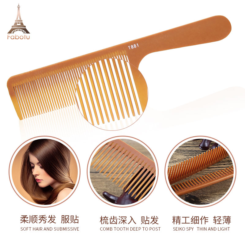hair salon professional haircut comb hairdresser hairdresser special apple comb bakelite comb tip tail