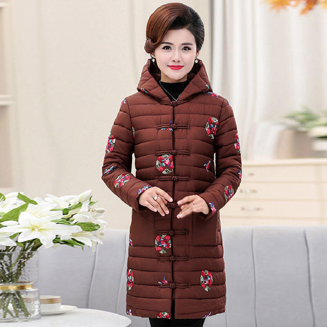 Middle-aged and elderly women's winter fashion new cotton clothing Middle-aged and elderly women's winter fashion new cotton clothing