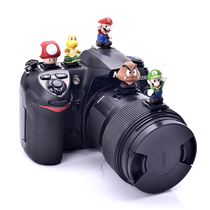 Mario stereo cartoon hot shoe cover SLR camera hot shoe protective cover dust cover flash lamp holder accessories