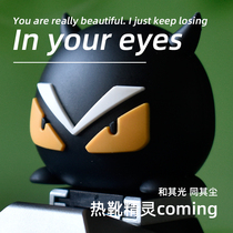 Little Devil cartoon hot shoe cover micro single camera flash lamp holder decoration SLR camera protection cover dust cover