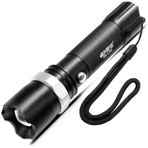 Kang Ming L029A LED strong light flashlight super bright long range rechargeable zoom outdoor home waterproof riding
