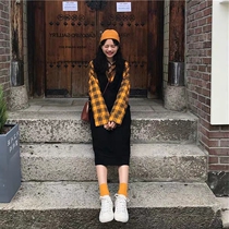 2021 new autumn and winter skirt small man with high casual fashion age age slim two-piece women