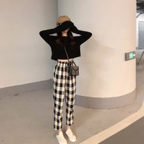 2021 New Early Fall Early Autumn Fashion Small Aroma Blast Street Herbon Wind Casual Fashion Career Two Suits women