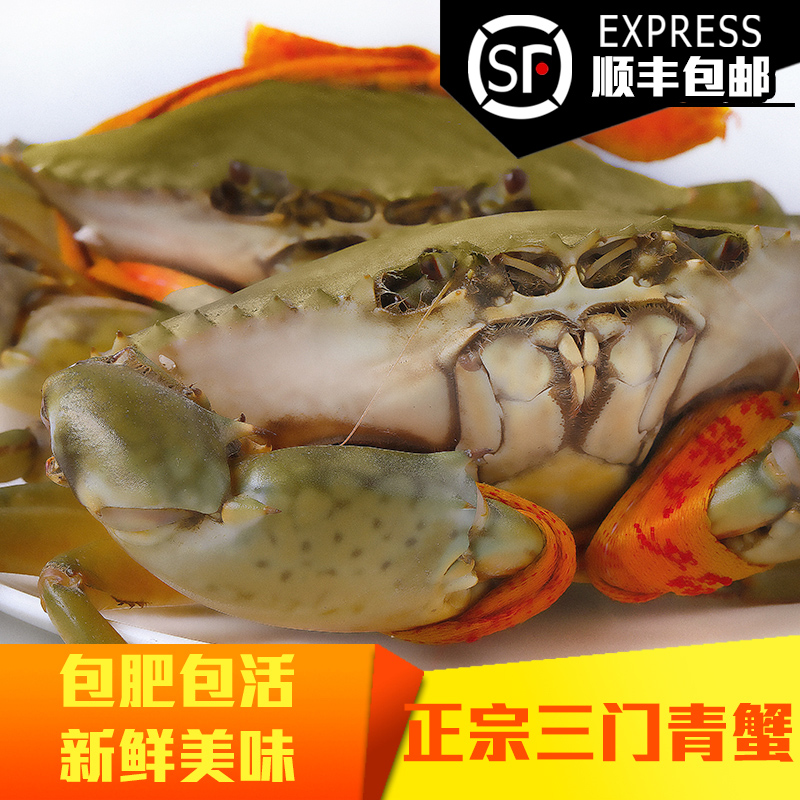 正宗三门青蟹肉蟹蚰蠓蟹大公蟹鲜活母蟹螃蟹海蟹海鲜礼盒中秋特大 正宗三门青蟹肉蟹蚰蠓蟹大公蟹鲜活母蟹螃蟹海蟹海鲜礼盒中秋特大