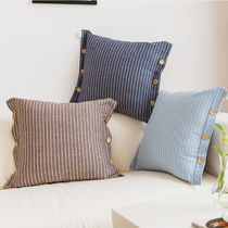 Vegan minimalist with pillow ins Wind Home Living Room Sofa Cushions Nordic Stripes Little Fresh Lean the pillowcase without core