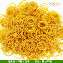 Baonuo yellow white rubber band fixed balloon 100PCs rubber band