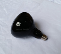 GHF-125W mushroom type olive type ultraviolet fluorescent flaw detection lamp bulb black light bulb purple light bulb