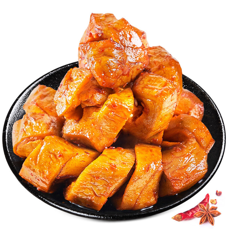 蜀道香烤面筋素肉休闲食品辣条