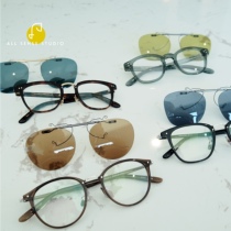 YELLOWS PLUS custom Japan imported handmade sunglasses clip polarizer Clip-on YVES