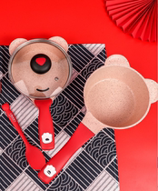 Sweethearts Red Han Han Bear Supplementary Food Pot(999)