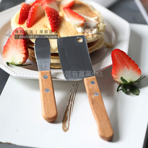 Mint life Japanese Beech handle butter knife toast jam spatula avocado spatula cheese knife