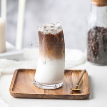 Ins Café Tongan Ice Coffee Glass Cup Suit Bubble Water Glass Mesh Red Drink Glass Cup Cold Drinks