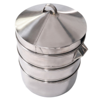 Steam Coop Stainless Steel Commercial Steam Cage 40Cm 3 0 thick thickened induction cookers Steamed Steamer Steamer Multilayer
