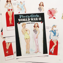 Poster Girl Retro paper doll Change paper doll paper doll Change