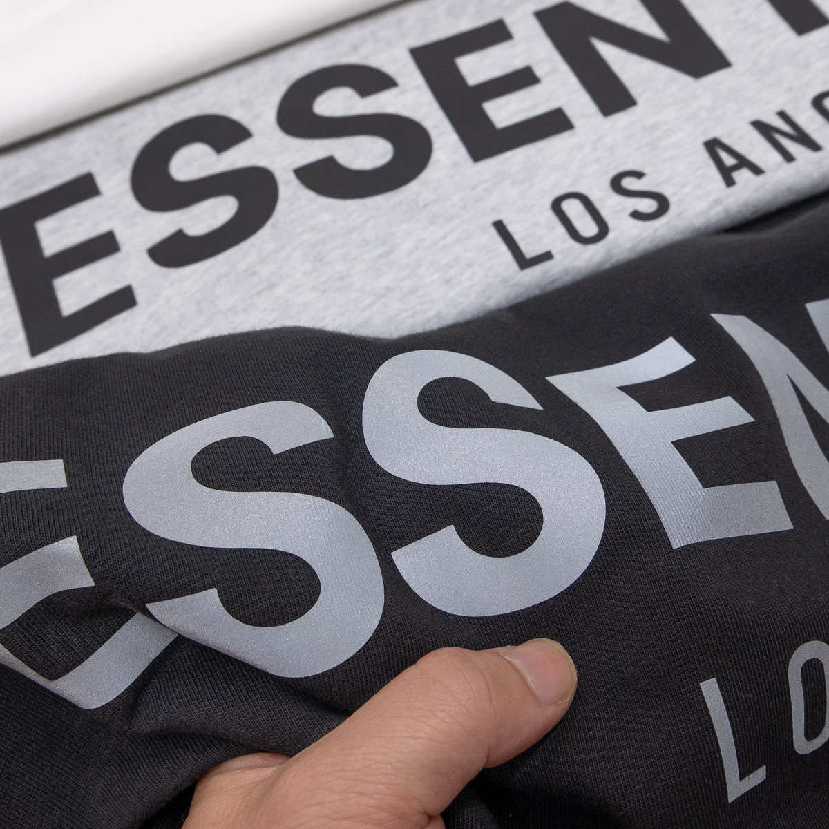 fog fear of god essentials洛杉矶限定限定3m反光短袖t恤