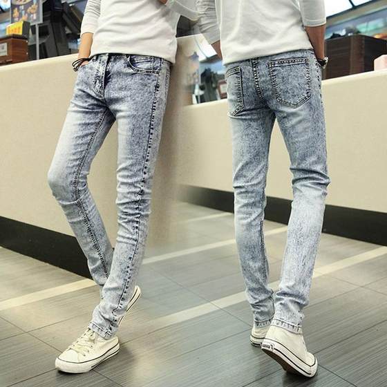 Spring casual jeans men's spring and autumn snowflake gray light-colored slim-fitting pants men's long trousers Korean style trend
Spring casual jeans men's spring and autumn snowflake gray light-colored slim-fitting pants men's long trousers Korean style trend