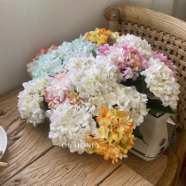 ins retro make old imitation dry flower embroidered ball flower simulation flower restaurant clothing shop window room home decoration swing beat