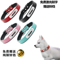 Pet Nameplate Anti-Throw Neckline Dogs Free Lettering Custom Items Ring Kitty Collar Teddy Bibear Collar