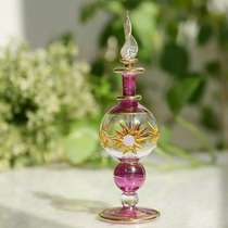 Egyptian folk craft hand-blown style Egyptian fragrance bottle (medium 18cm)