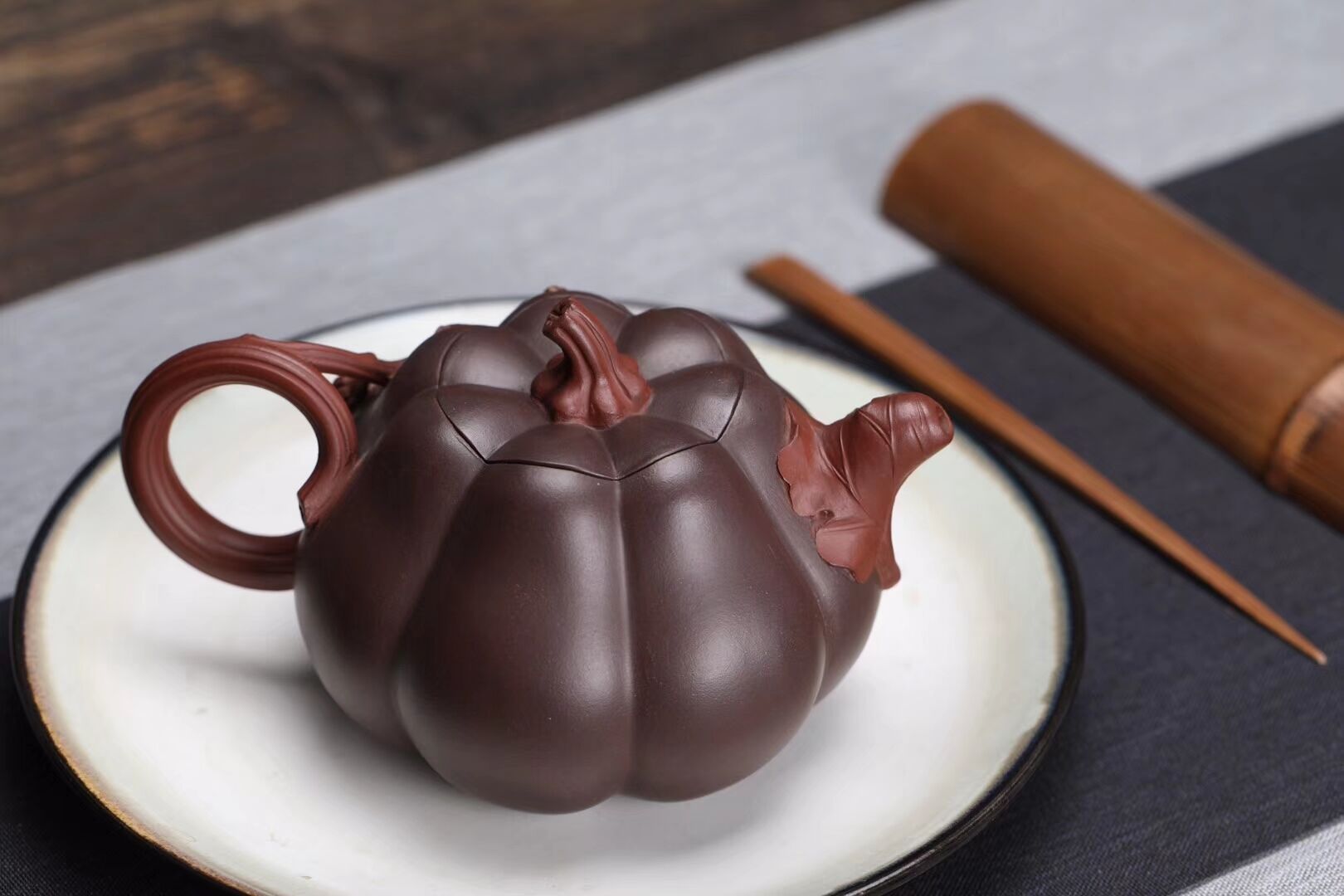 宜兴紫砂茶壶名家泡茶壶国工王红娟纯手工原矿紫泥红泥双色南瓜壶