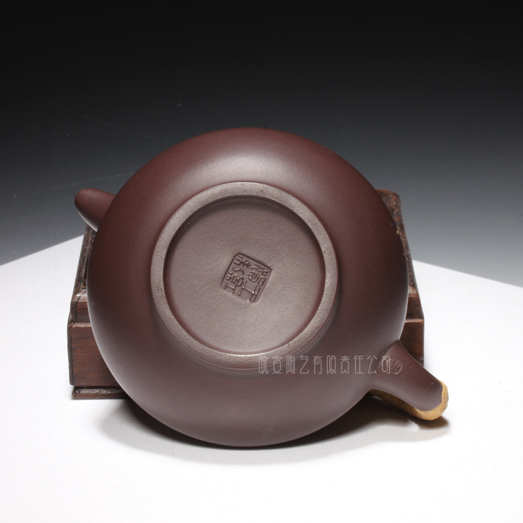 宜兴紫砂壶名家正品王红娟纯全手工茶壶茶具 原矿紫泥 泥绘鸭趣壶