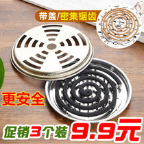 Home spot mosquito coil plate creative bracket with cover mosquito repellent coil anti-hot ash tray