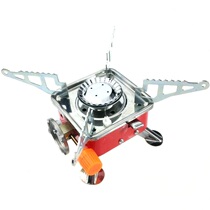 Mini square stove foldable small fire boiler gas card stove outdoor camping cooker grill outdoor portable