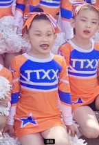 Flower ball cheerleading costumes childrens skills cheerleading competition uniforms adult men and women aerobics group gymnastics performance uniforms