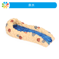 Boko sand table sand with psychological natural substances mini simulation spring water Mountain resin miniature landscape toy ornaments