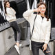 Spring and autumn new Korean shirt fashion embroidered short coat female loose student bf jacket small baseball uniform Spring and autumn new Korean shirt fashion embroidered short coat female loose student bf jacket small baseball uniform