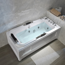 Factory direct bathtub household adult free-standing small apartment mini bathtub Net red surfing constant temperature 1 2~1 8