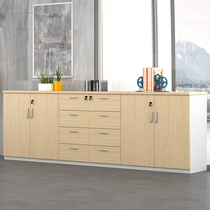 Office filing cabinet data Cabinet wooden floor-to-ceiling low cabinet locker with lock drawer cabinet office partition combination