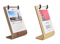 2022 customized wooden desk calendar