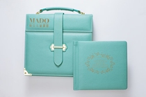 10 inch 12 inch 16 inch high-end photo studio wedding album cover soft leather luggage customization