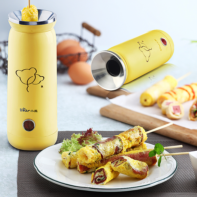 bear's egg cup and roll machine, breakfast machine, egg  sausage machine, household automatic egg sausage small boiling and frying artifact