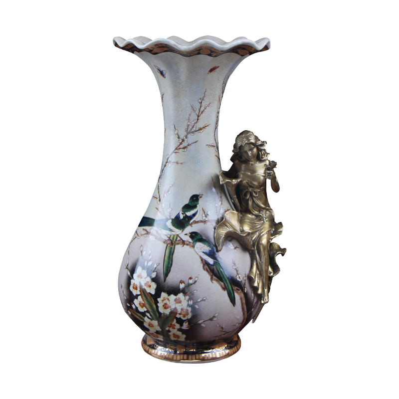 European creative vase furnishing articles sitting room flower arranging American TV ark, decoration home decoration ceramic arts and crafts