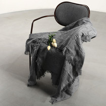 Special Price Foreign Trade Export Day Ensemble ART POLYESTER COTTON SUMMER BREATHABLE RELIEF LATTICE SOLID COVER BLANKET SOFA BLANKET CASUAL