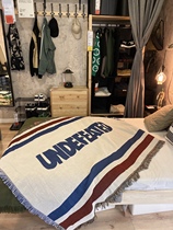 Undefeed Blue Series Trendy Brush Street Blanket American Sofa Blanket Decoration Blanket Blanket Tapestry Blanket